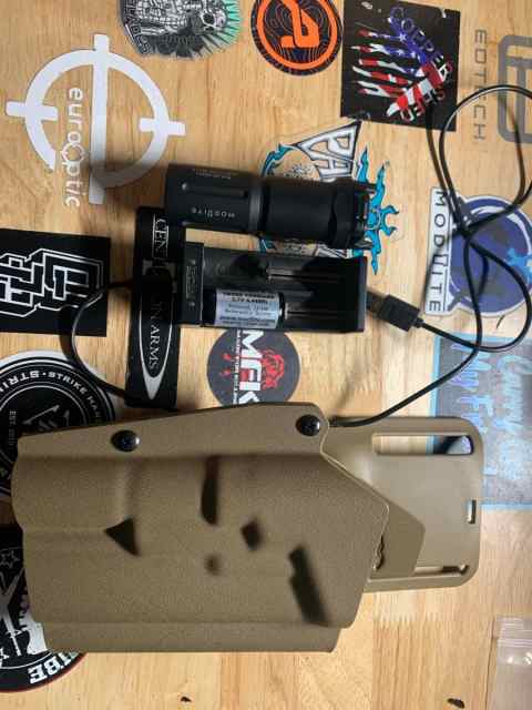 Modlight with glock holster and charger