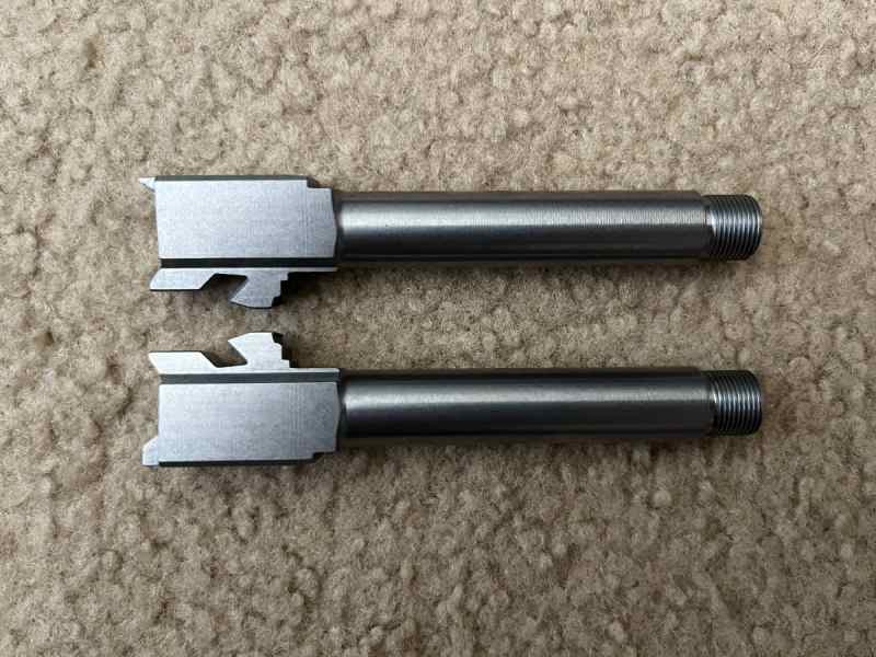 NEW Glock 19 Threaded Stainless Steel Barrel