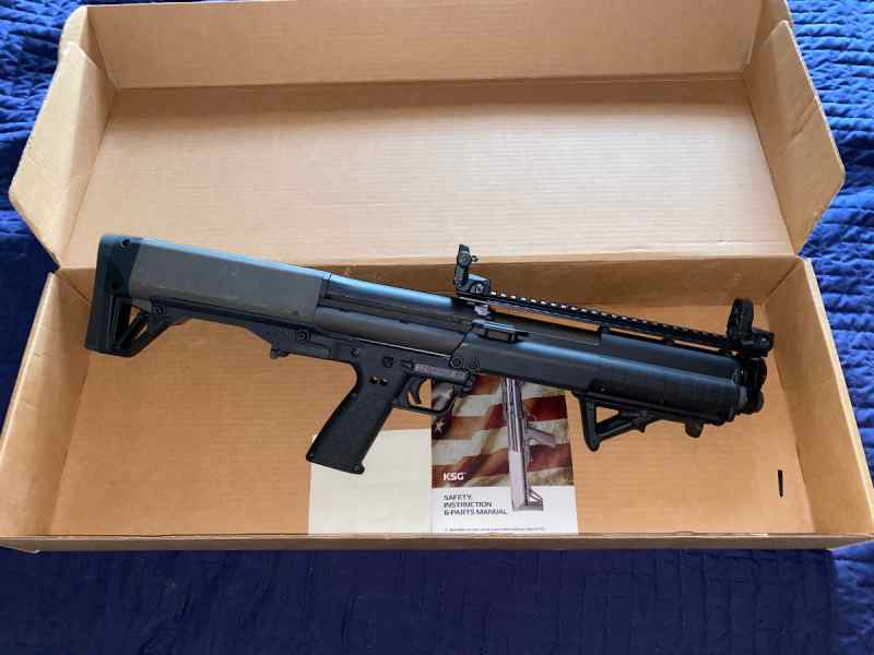 Like new Kel Tec KSG Shotgun with Magpul sights