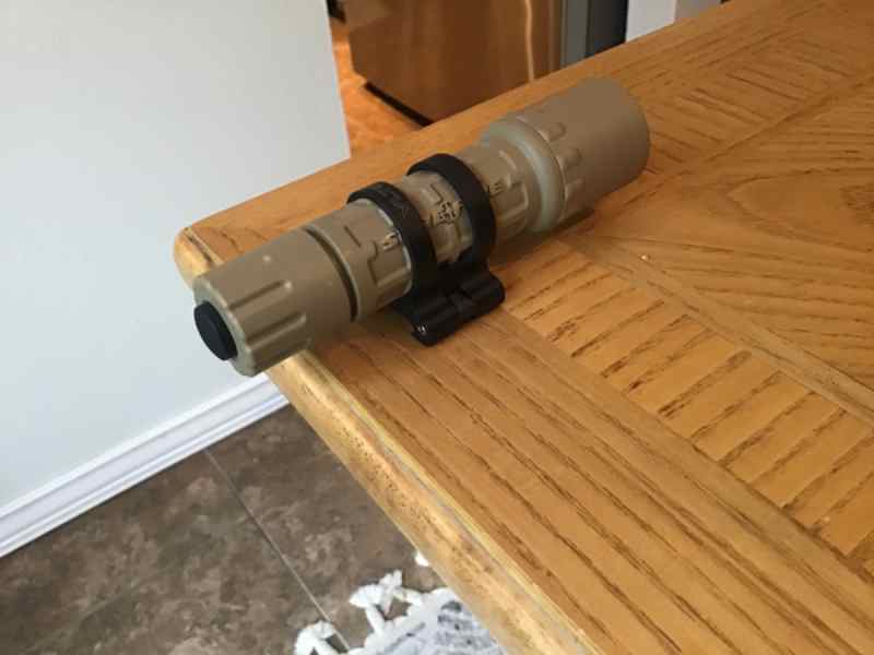 Surefire with vltor picatinny mount 