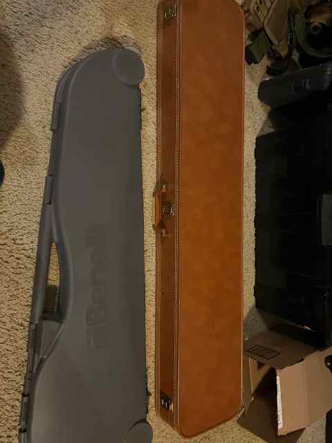 Vintage browning case and Benelli case