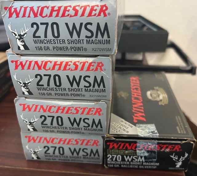 Winchester 270 WSM Rifle Ammo