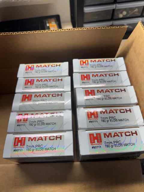 7mm PRC Hornady Match Ammo