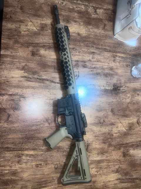 Colt LE6920 FBP1 FBI model with Troy Rail