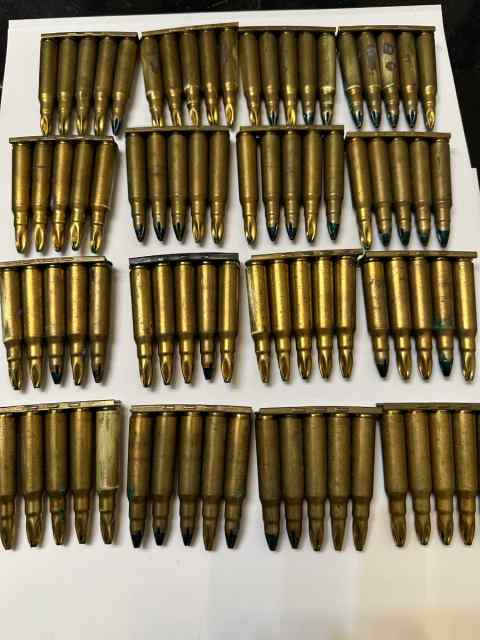 Mauser K98 (7.92×57) Blanks on Stripper Clips 