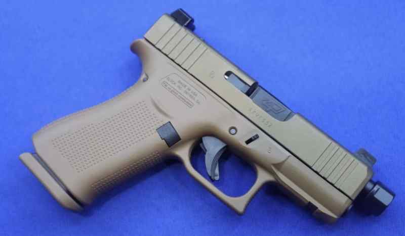 Glock Model G43X MOS semi automatic compact in 9mm