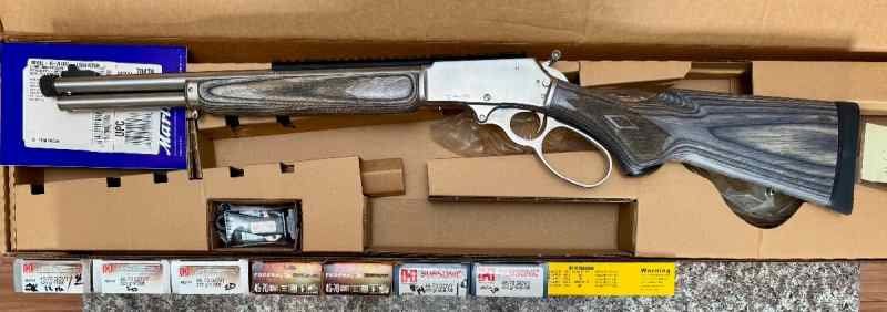 Marlin 1895 SBL 45/70 Threaded w/Ammo