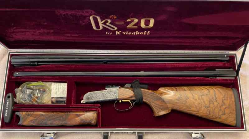 Krieghoff K20 20 &amp; 28 gauge set, Gold Super Scroll