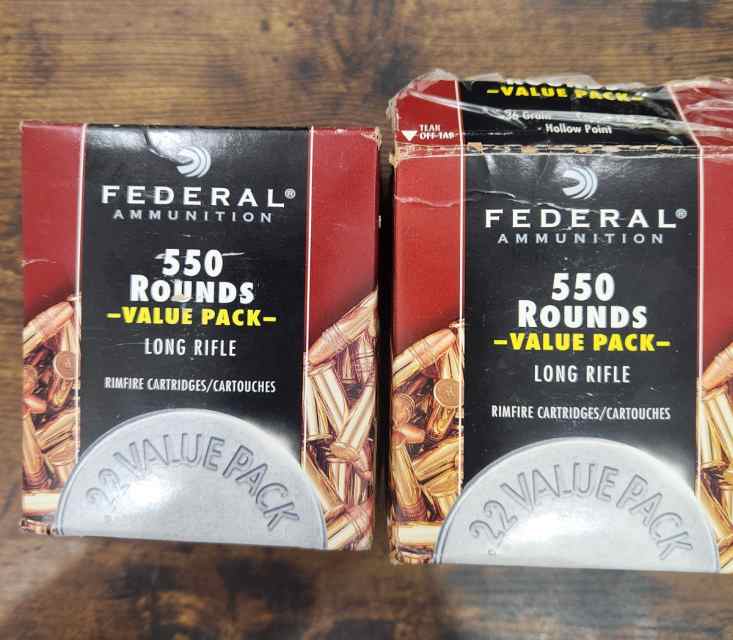 Federal 22lr 36gr  1260fps 978 rounds .056rd-$55.0