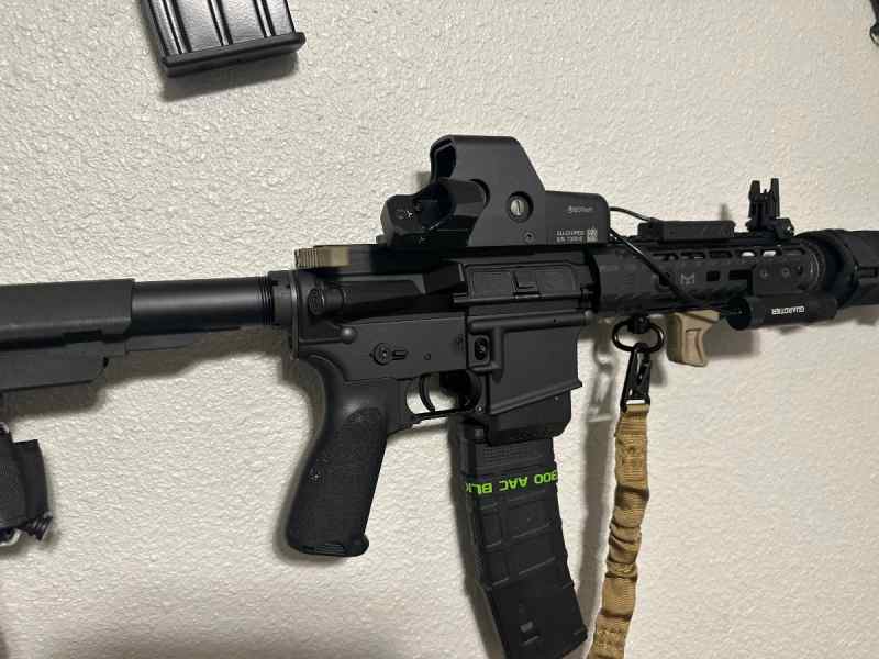 300 blk with binary trigger and Eotech 512 setup 