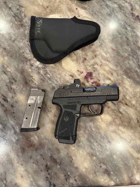 Ruger max 9 w/ crimson trace red dot