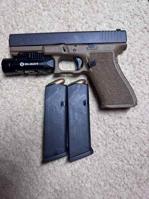 Glock 21 gen 4-Springfield hellcat FDE