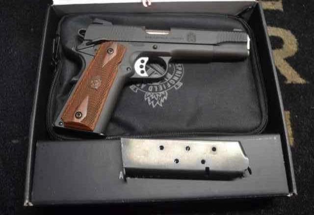 Springfield 1911 Loaded Parkerized .45 ACP
