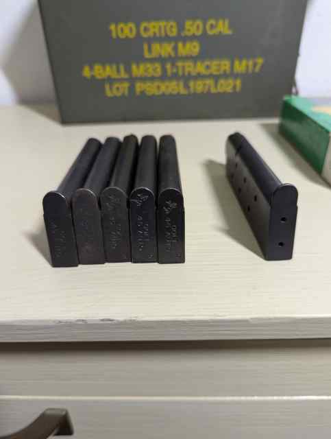 Colt 1911 Mags and some 45 ACP ammo