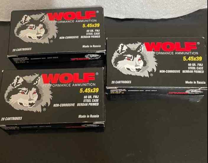 Wolf 5.45x39mm ammo