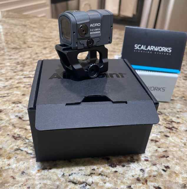 AIMPOINT ACRO P2 &amp; SCALAWORKS MOUNT NIB