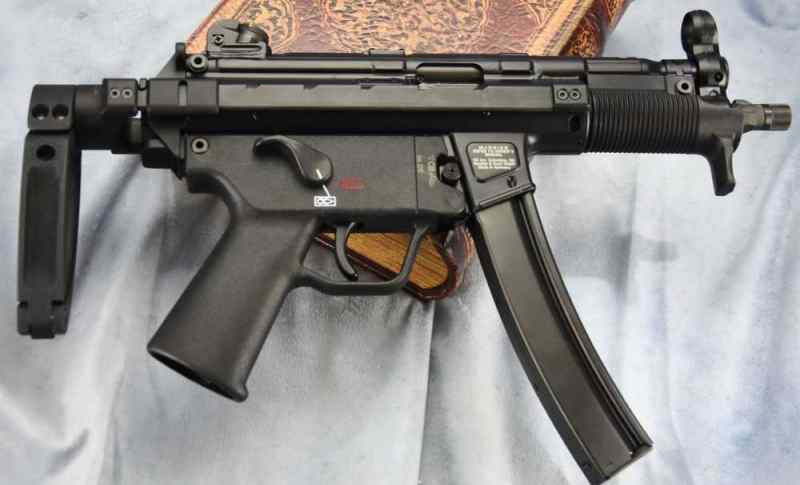 Heckler &amp; Koch SP5K SP5 K PDW 9mm w Telescopic Bra