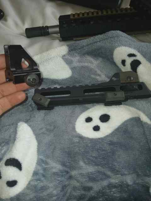 Rock river rare optics riser/fixed sight