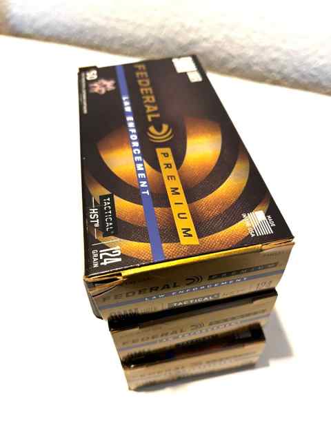 HST 9mm 124 gr.  50 Rds box