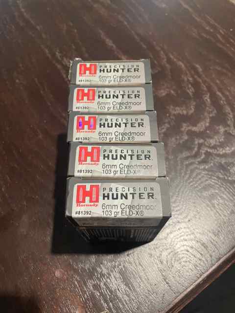 6mm Hornady Precision ELD-X 103gr