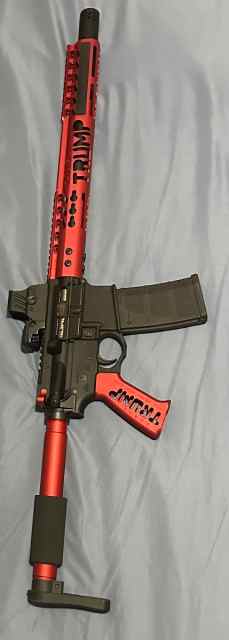!Never fired Spikes Tactical Snowflake /Trump AR15