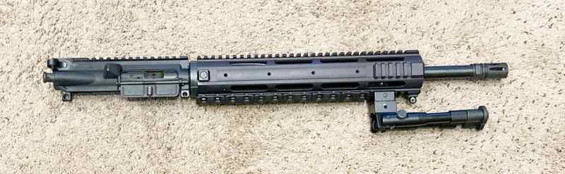 YHM 6.8 SPC upper with ammunition and magazines 