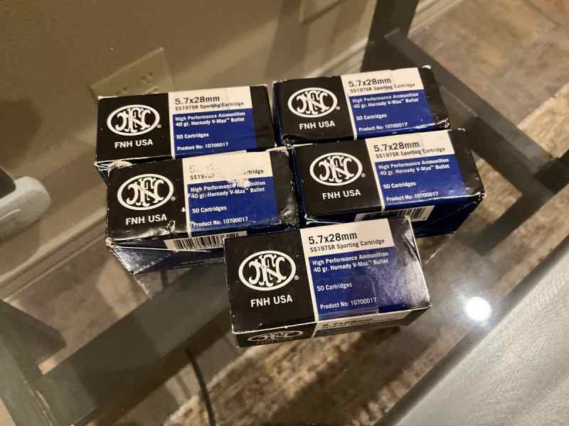 FN Five-Seven Factory SS197SR Ammo 5.7x28mm (box)