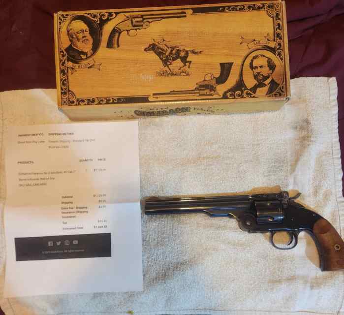 Schofield 45LC 7&quot; cimarron uberti 
