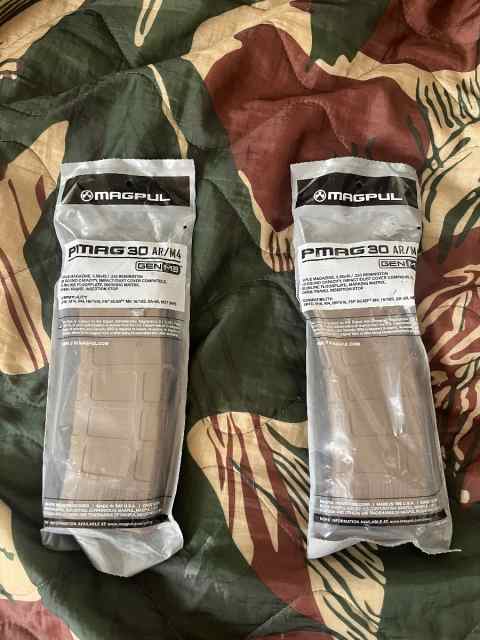 2 brand new Pmags AR/30rds