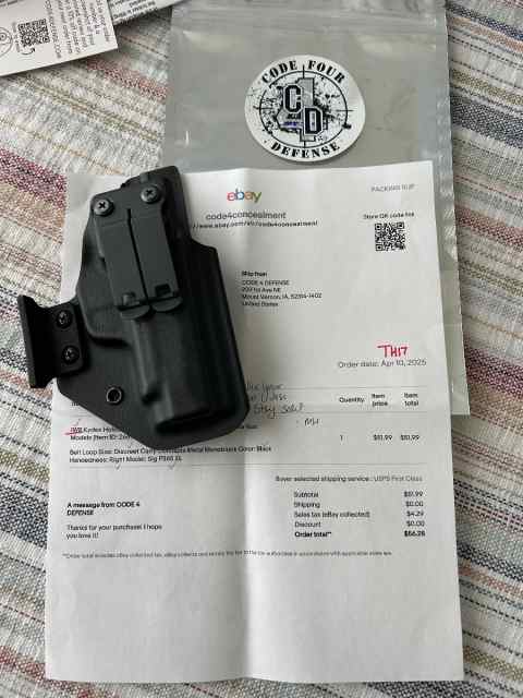 P365 xl iwb CODE 4