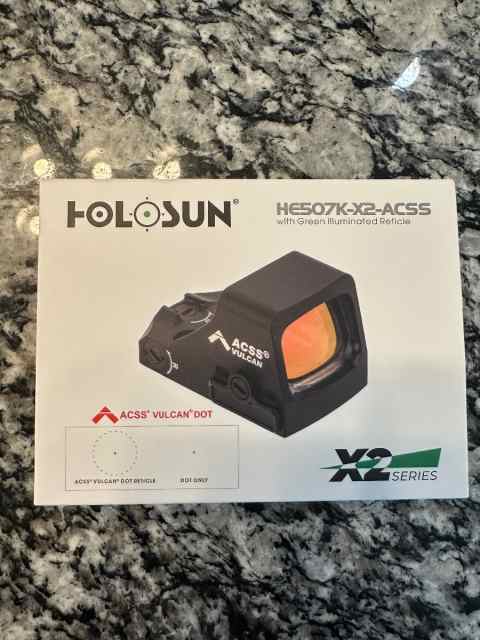 Holosun 507k ACSS Vulcan dot green 