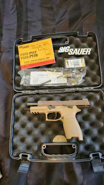 Sig P320/ M17 coyote