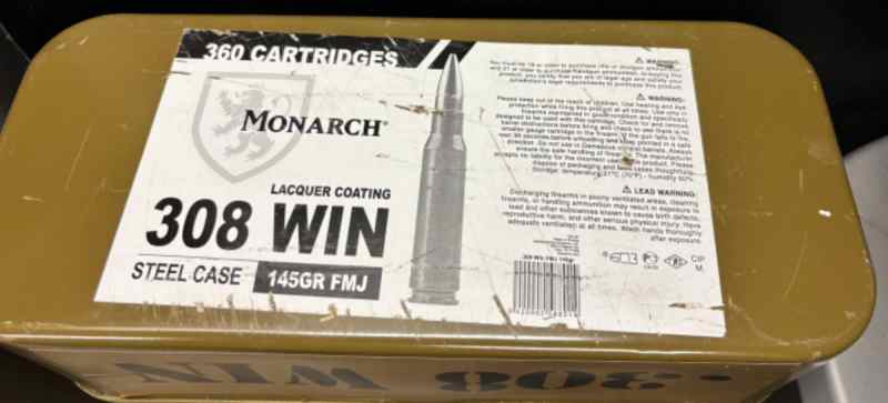 Monarch 360 Round Spam Can .308 Winchester