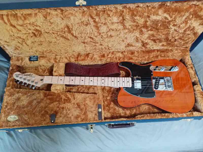 Fender guitar and amp