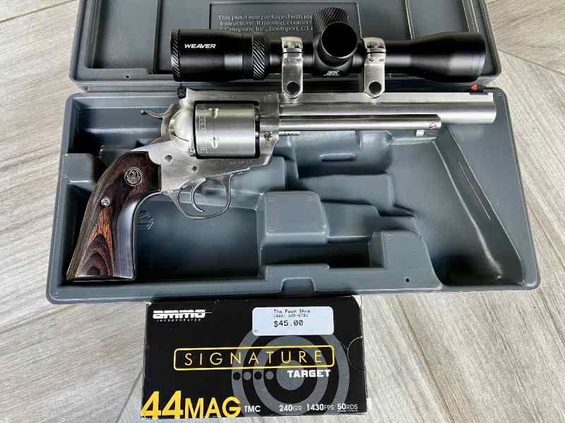 Ruger Super Blackhawk Hunter Bisley 44 Mag