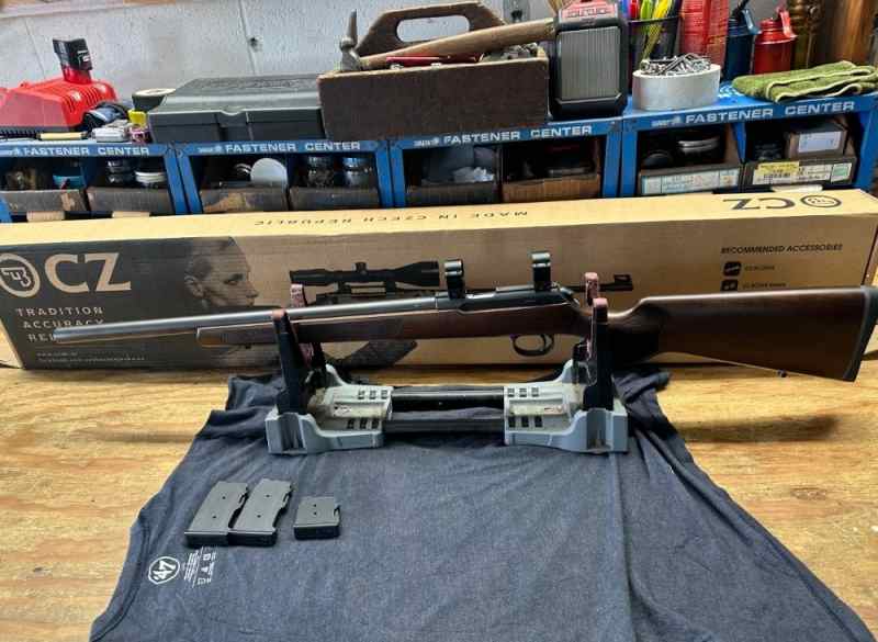 CZ 457 varmint .22 WMR 20 inch 3 mags 