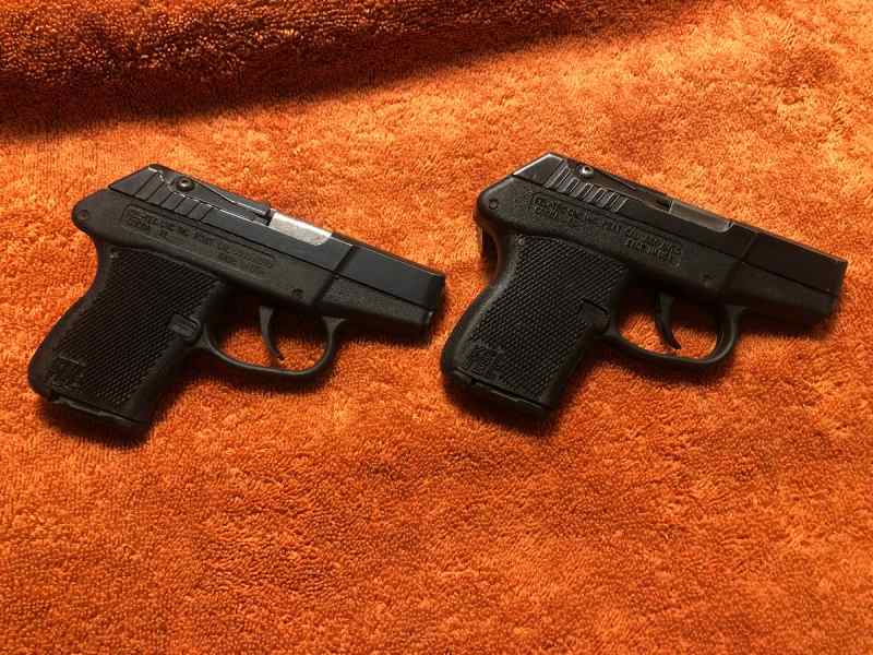 Kel-Tec P3AT .380s; High Stnd Sentenial .22 9-rnd.
