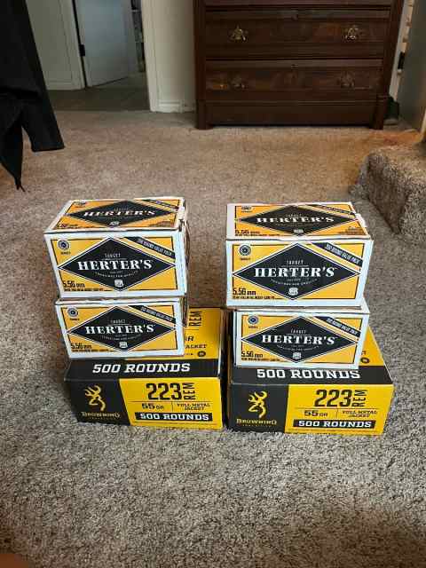 556/223 ammo 1800 rounds 