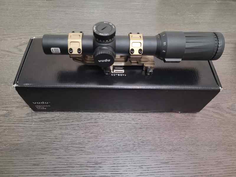 Eotech vudu 1-6 with Geissele Super Precision monu