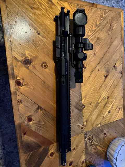 16” upper receiver with sig optic 