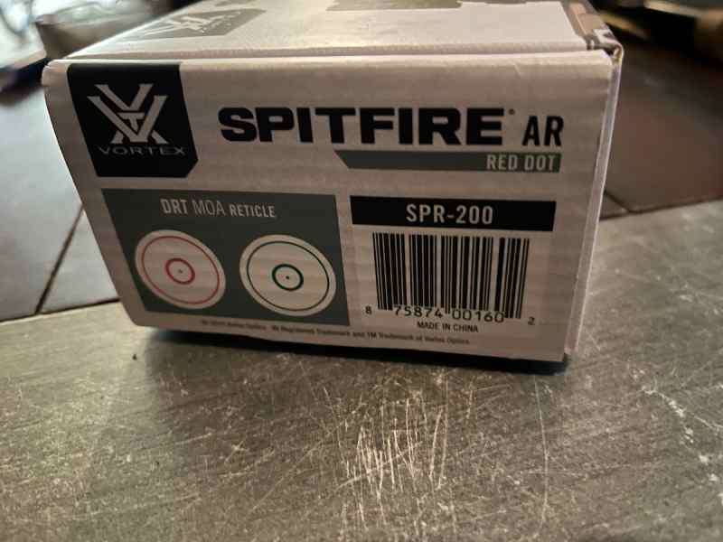 Vortex spitfire 1x prism scope