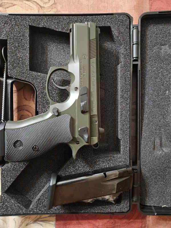 CZ P-01 9mm Luger 3.75in OD Green