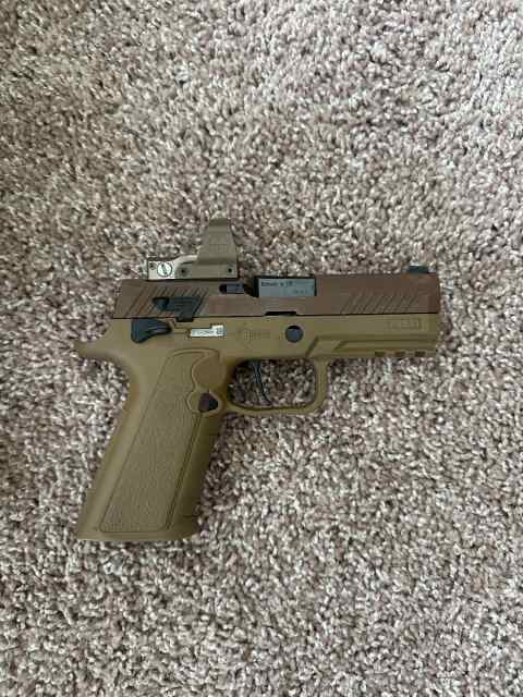 Sig P320 M18 with goodies