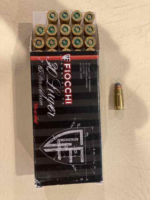 30 Luger - 7.65 Parabellum SJSP: 200 rounds