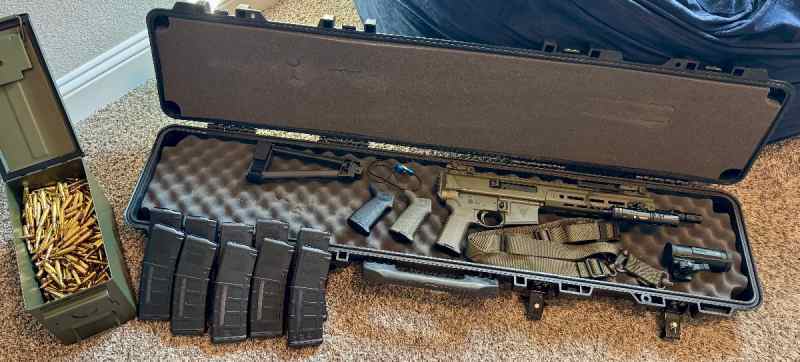 PSA JAKL 5.56 AR-Pistol + Ammo + Extras
