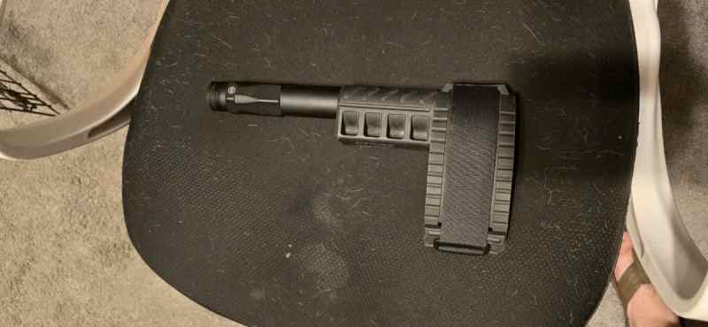 SIG SBX15 pistol brace w/ phase 5 buffer tube