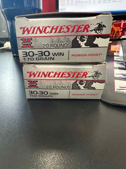 Winchester 30-30 170 grain- 40 rounds- $35