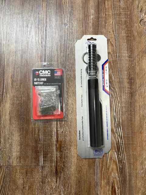 Lower parts kit + buffer tube kit (no grip or FCG)