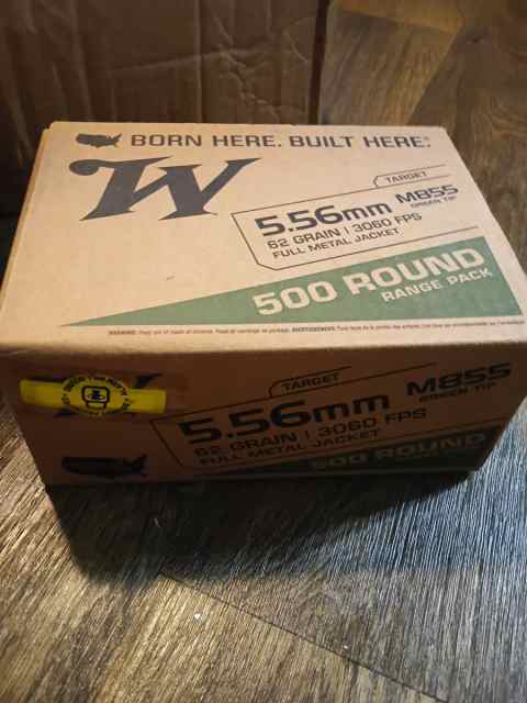 500rds of 5.56 M855 Green Tip