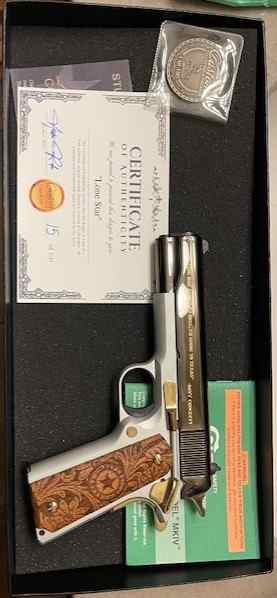 NIB 1 of 100 CNC Colt 1911 Lone Star 45 ACP